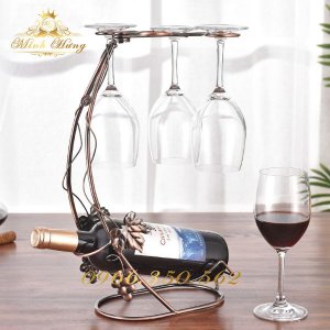 Kệ Rượu Sắt Mỹ Thuật KRMT-18