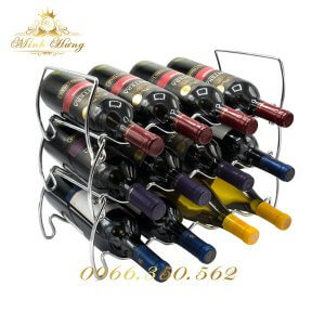 Kệ Rượu Sắt Mỹ Thuật KRMT-04