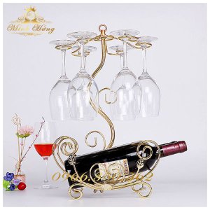 Kệ Rượu Sắt Mỹ Thuật KRMT-06