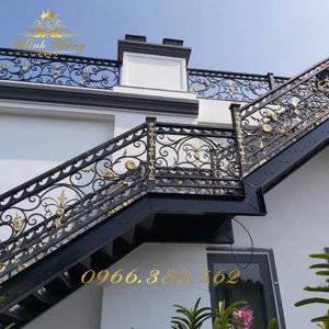 Lan Can Cầu Thang Sắt Mỹ Thuật CTMT-112