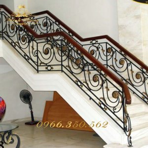 Lan Can Cầu Thang Sắt Mỹ Thuật CTMT-132
