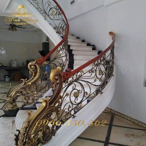 Lan Can Cầu Thang Sắt Mỹ Thuật CTMT-142