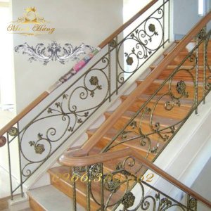 Lan Can Cầu Thang Sắt Mỹ Thuật CTMT-35