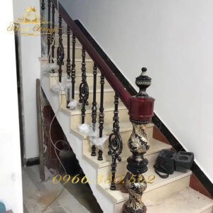 Lan Can Cầu Thang Sắt Mỹ Thuật CTMT-49