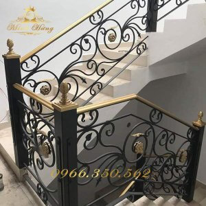 Lan Can Cầu Thang Sắt Mỹ Thuật CTMT-90