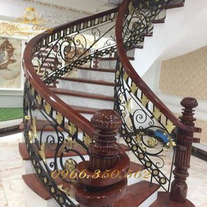 Lan Can Cầu Thang Sắt Mỹ Thuật CTMT-93