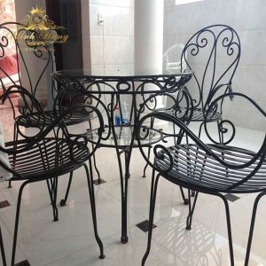 Bàn Ghế Sắt Mỹ Thuật BGMT-02